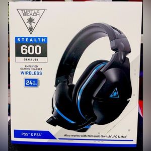 Turtle Beach Amplified Gaming Headset - Stealth 600 GEN 2 USB - BLACK
